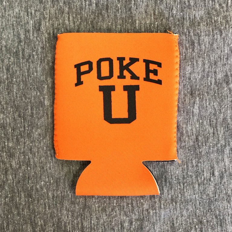 Poke U Koozie Orange DuPree Sports