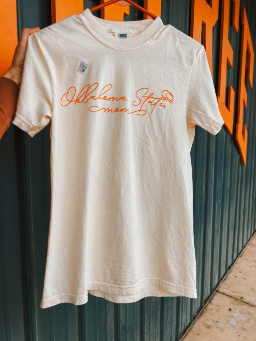 Oklahoma State Mom Script Tee
