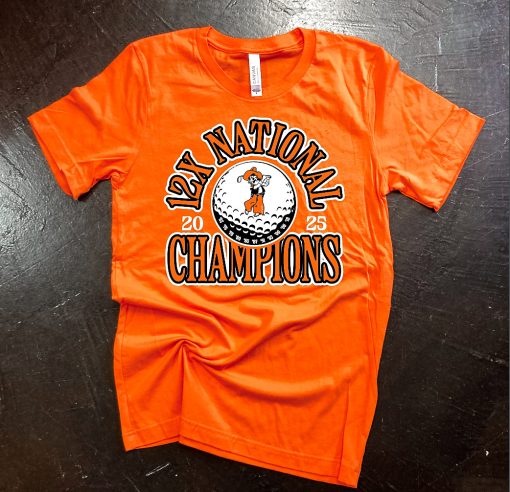 OSU Golf National Champs Orange Tee